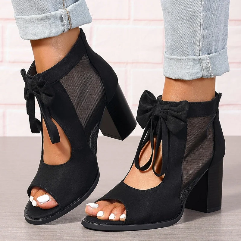 ADRIANA | Damen Sandalen Schleife