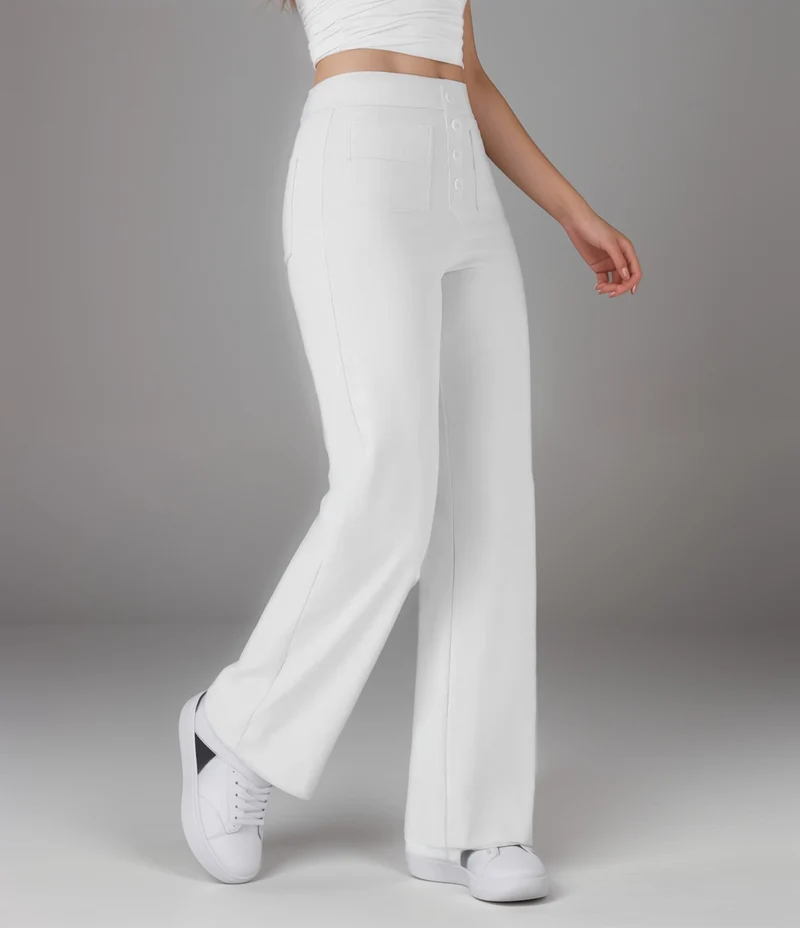 Nina | Elastische Hose mit hoher Taille