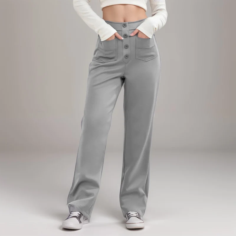 Nina | Elastische Hose mit hoher Taille