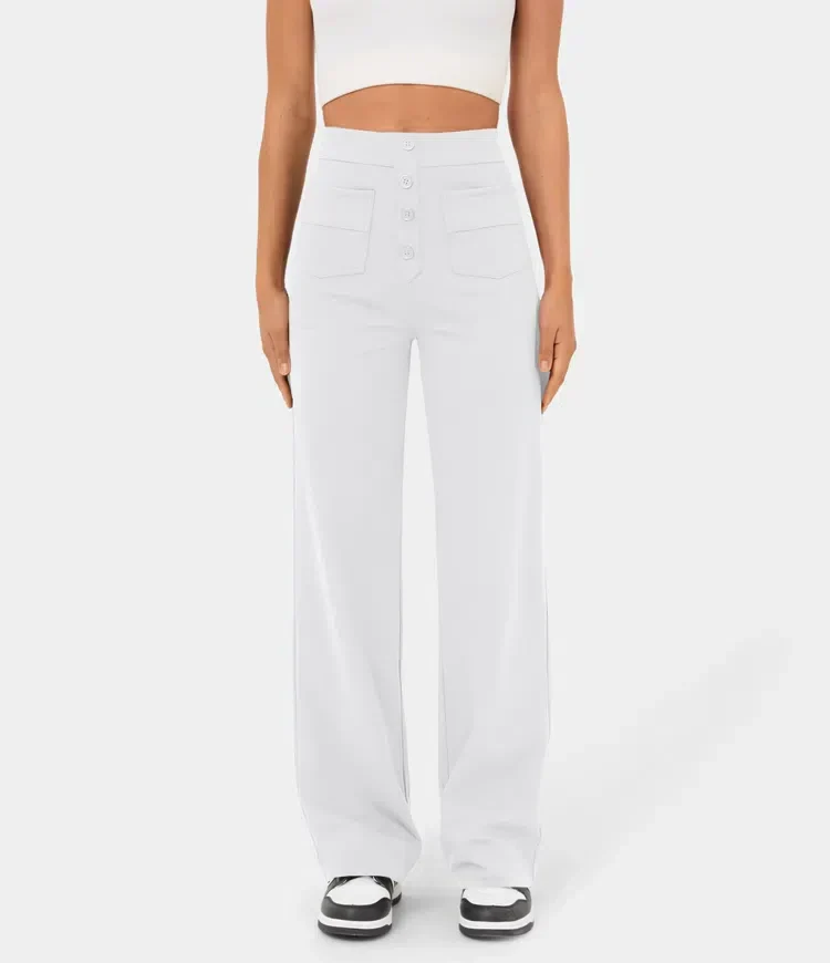 Nina | Elastische Hose mit hoher Taille
