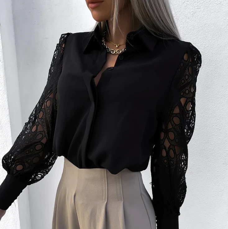Engelberta – Modische Kragenbluse