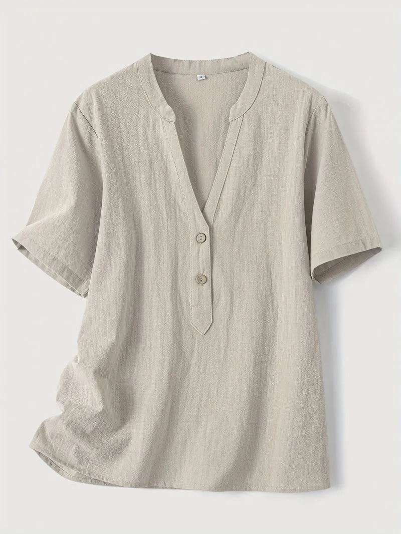 Tara | Elegante Bluse mit V-Ausschnitt