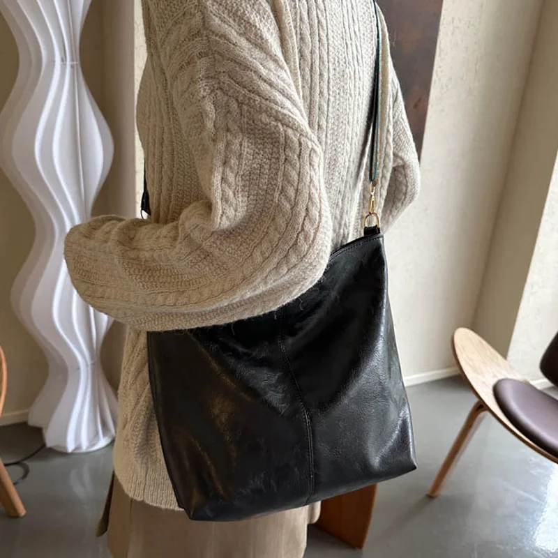 Heidi | Vintage Leder-Schultertasche
