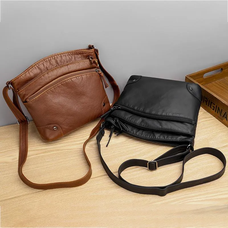 Zoe | Lederschultertasche