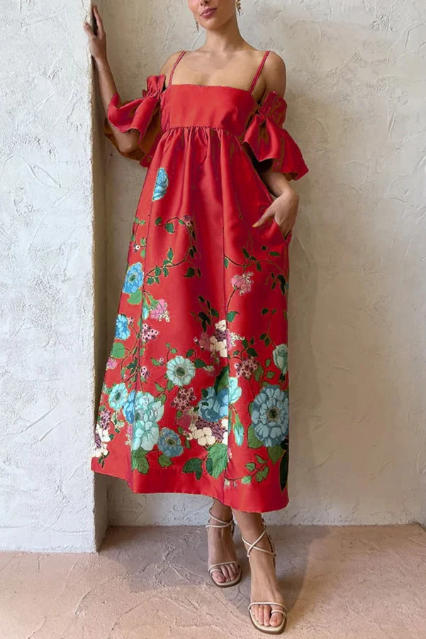Arielle | Elegantes Kleid mit einzigartigen Ärmeln & praktischen Taschen