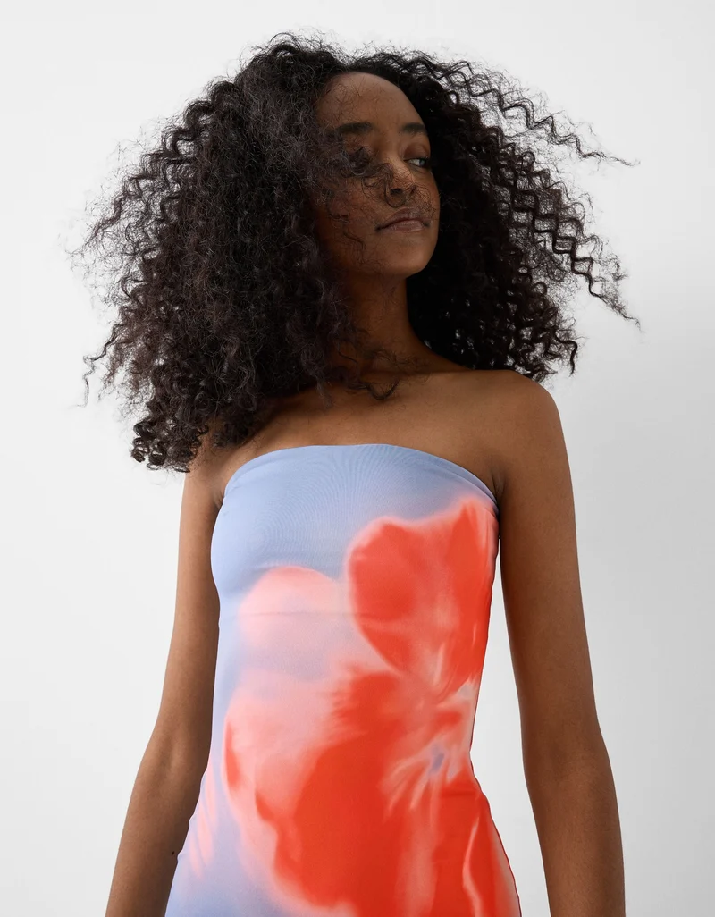 Saskia | Bandeau-Blumenkleid