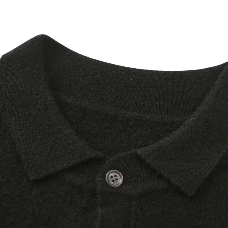 100% Cashmere Polo Shirt