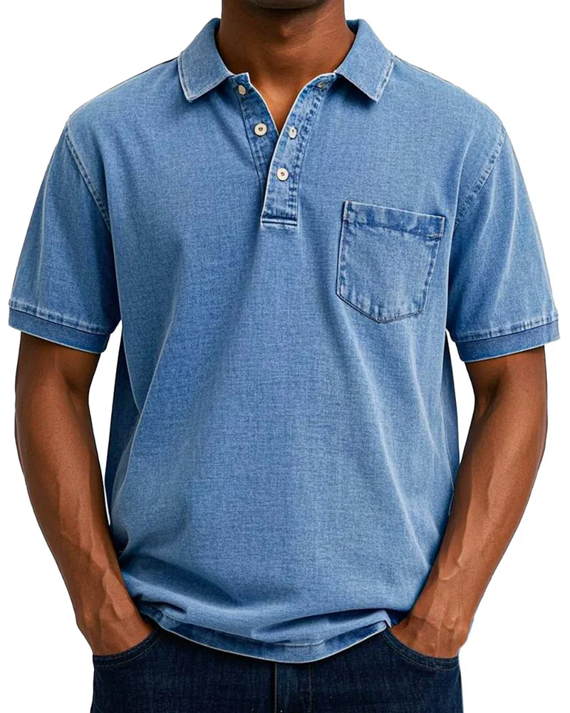 Retro Herren Polo-Shirt