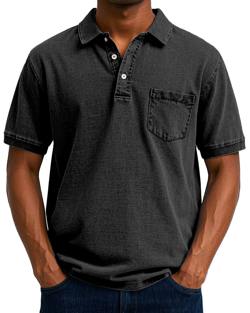 Retro Herren Polo-Shirt