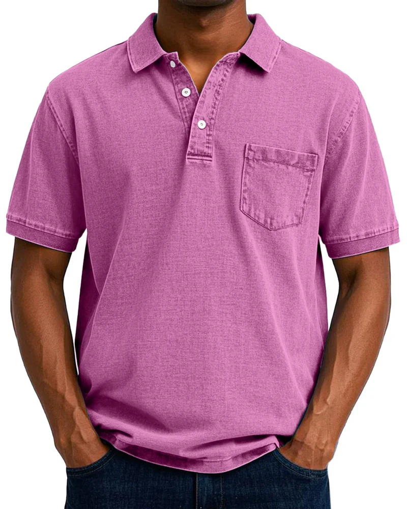 Retro Herren Polo-Shirt