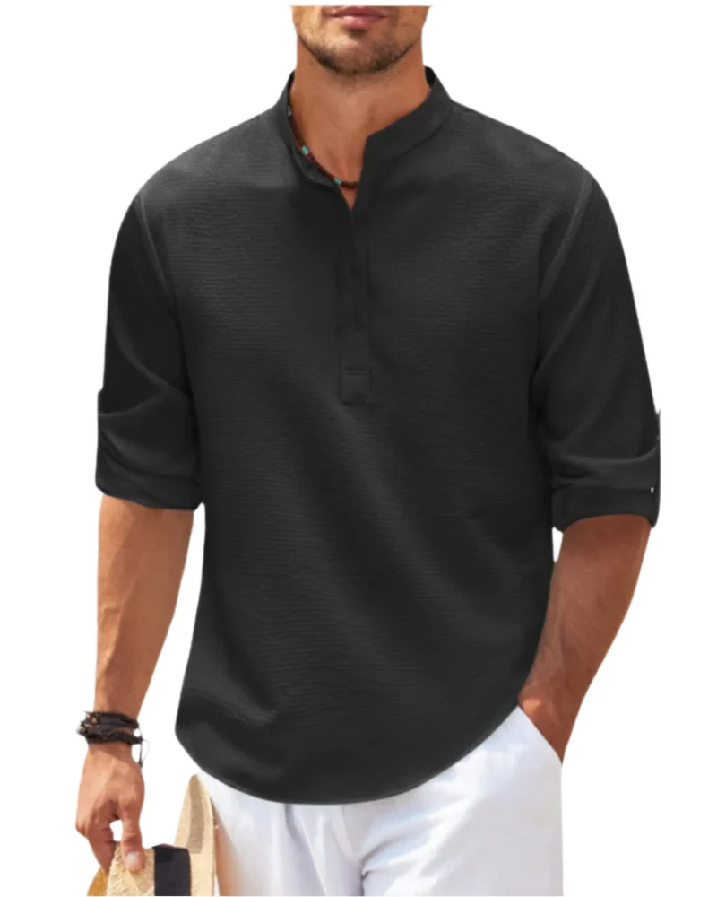 Langärmliges Poloshirt