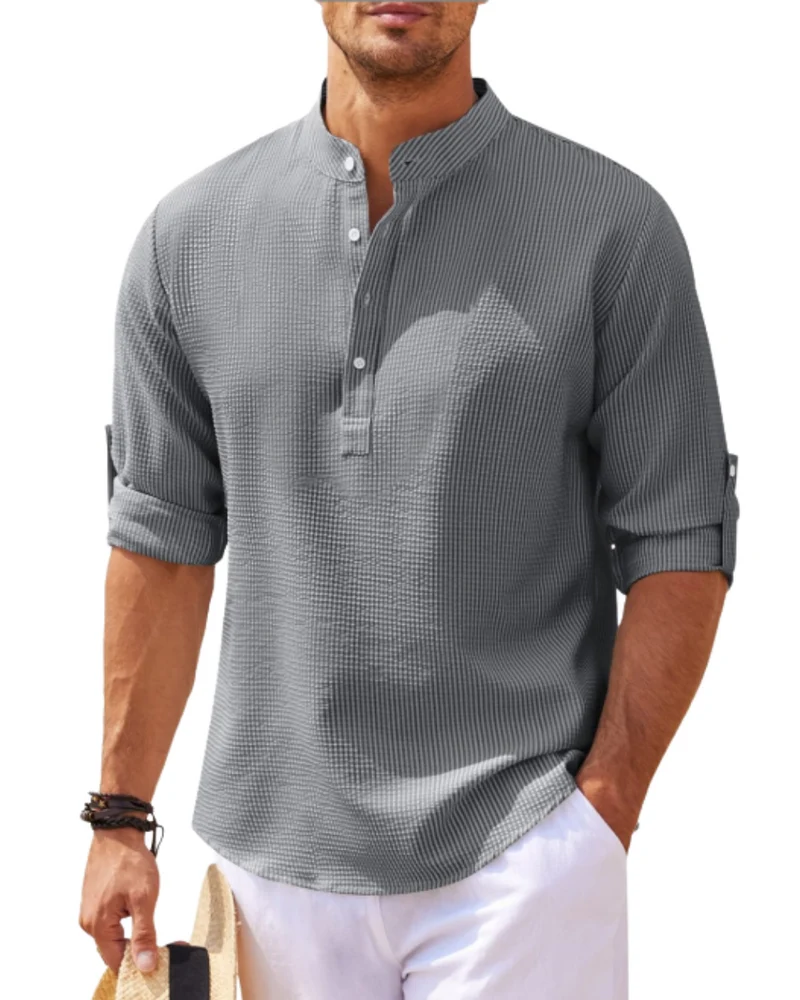 Langärmliges Poloshirt
