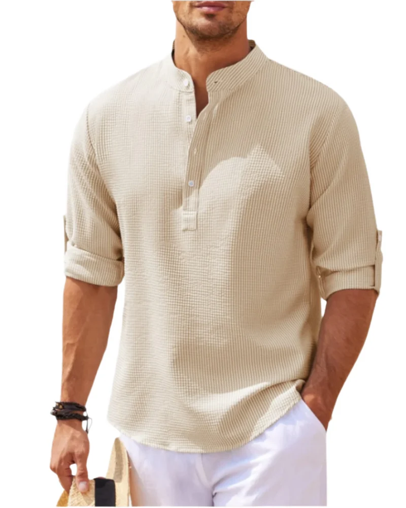 Langärmliges Poloshirt
