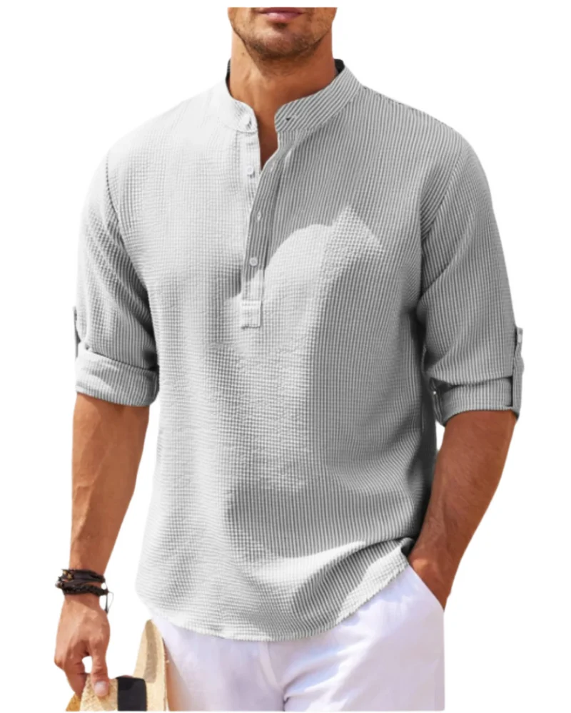 Langärmliges Poloshirt
