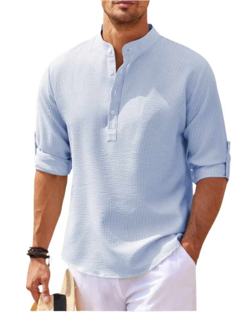 Langärmliges Poloshirt