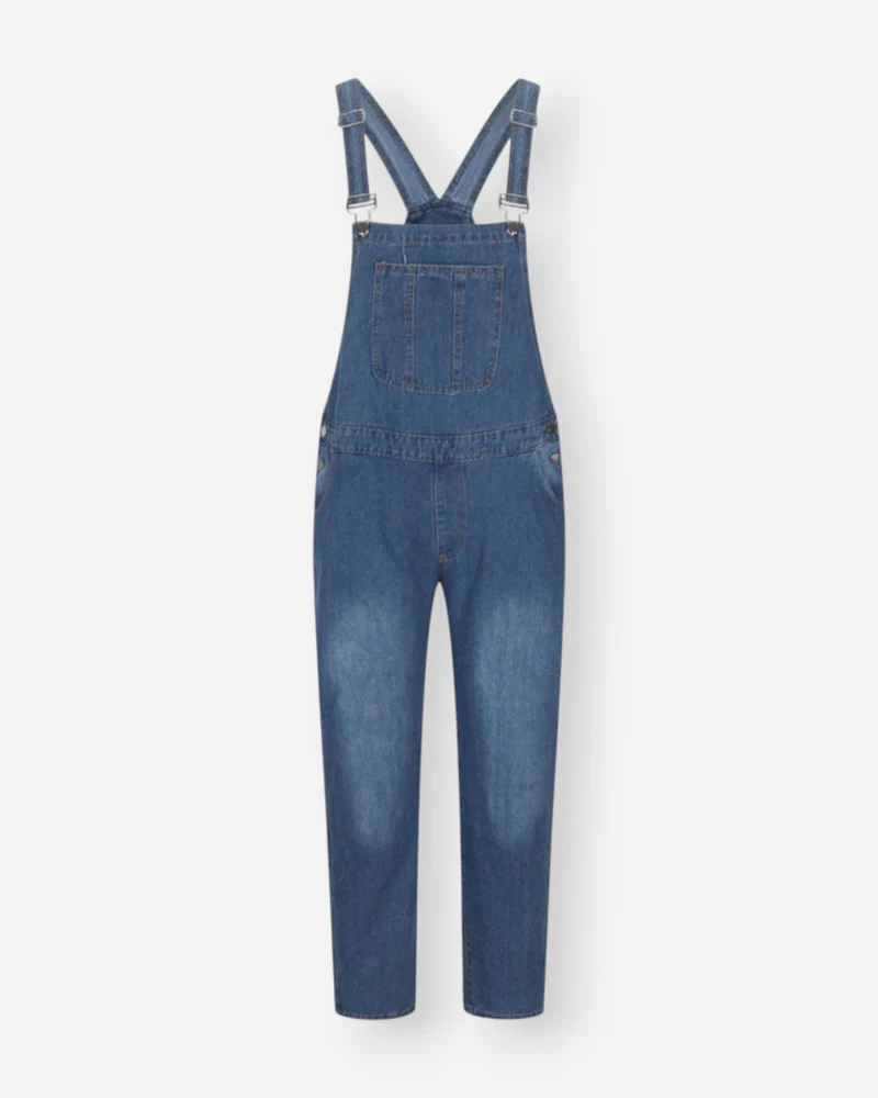 Jeans Latzhose für Herren mit verstellbaren Trägern - lang