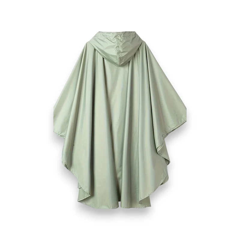 Wasserdichter Leicht-Regenponcho mit Kapuze
