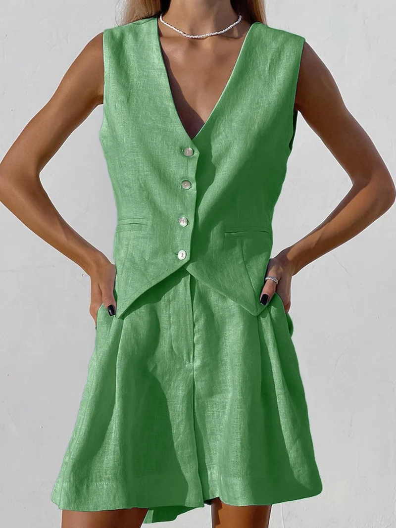 Sophia | Luftiges zweiteiliges Sommerkleid-Set