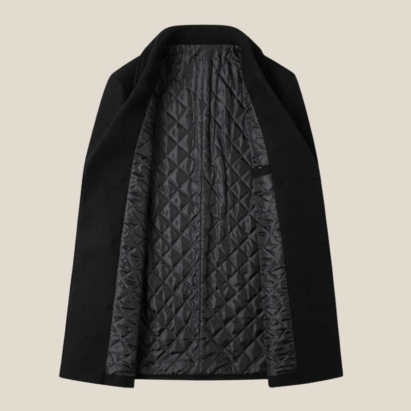 Marcello™ – Eleganter Zweireiher-Mantel aus Premiumwolle