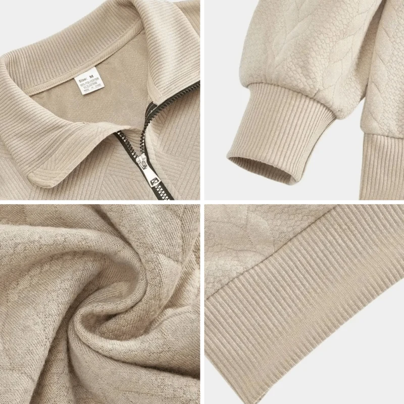 Henley™ - Eleganter Stehkragen-Pullover mit Reißverschluss