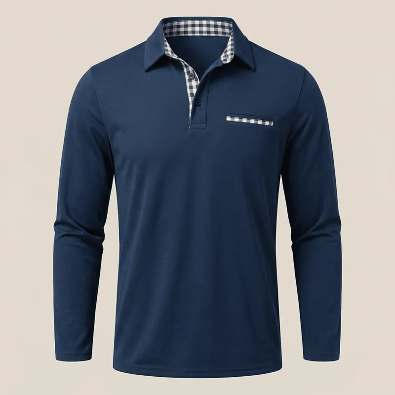 Hugo™ – Langarm-Poloshirt, Dezente Eleganz für den Winter