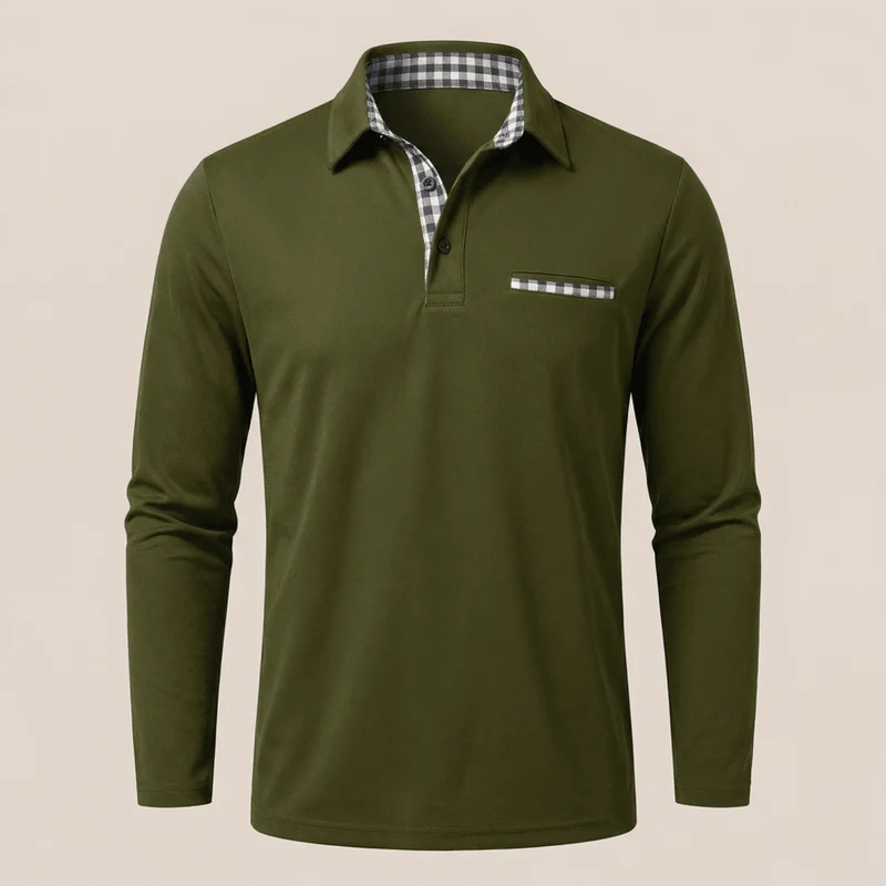 Hugo™ – Langarm-Poloshirt, Dezente Eleganz für den Winter