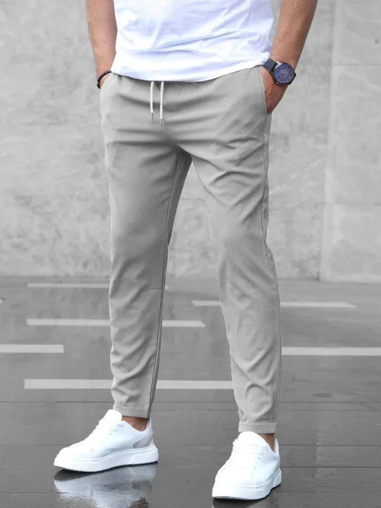 Léo™ – Elegante Slim-Fit-Hose mit Komfortbund und Kordelzug