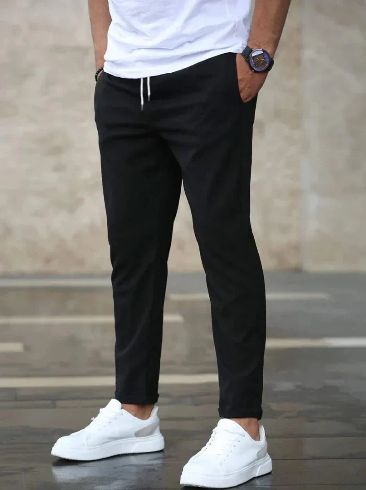 Léo™ – Elegante Slim-Fit-Hose mit Komfortbund und Kordelzug
