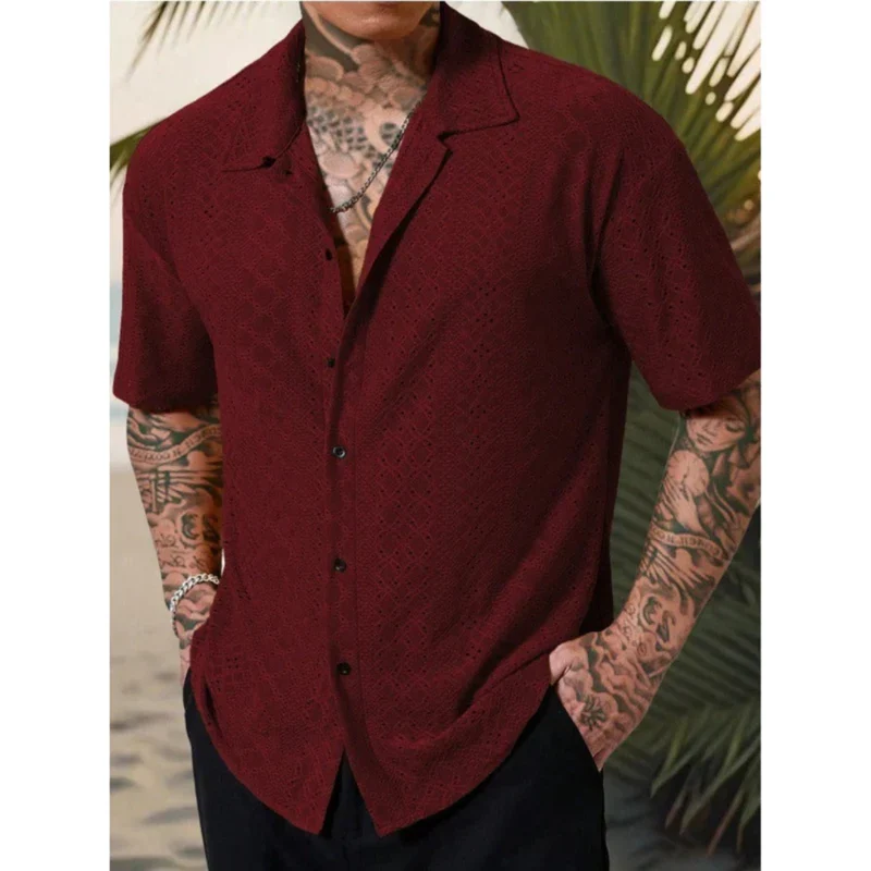 Martin | Herren Hemd Muster Sommer – Gemustertes Herrenhemd Sommer Design 2026
