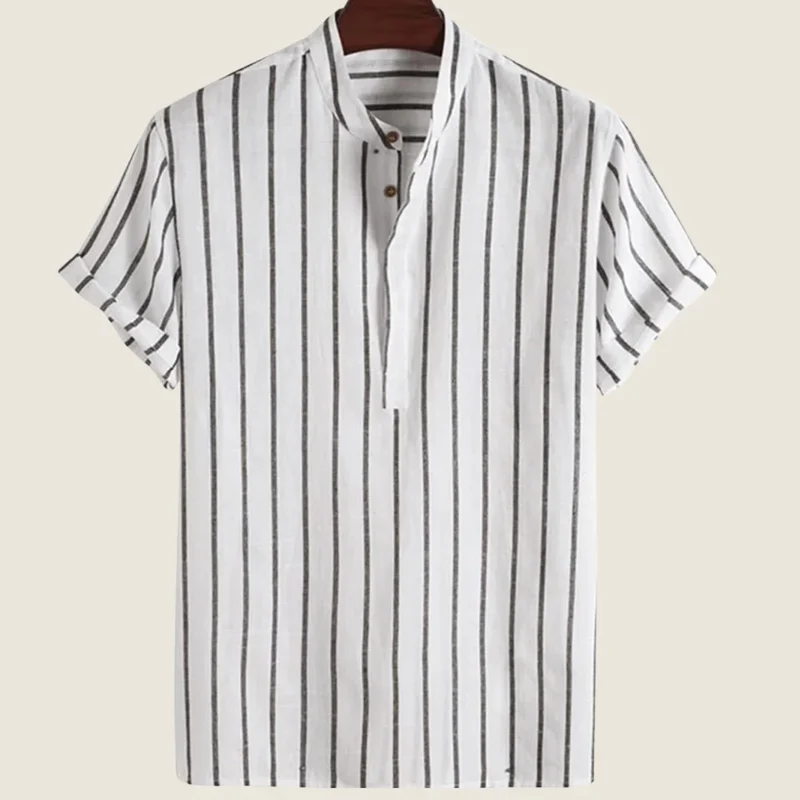 Rudolf | Herren Hemd Streifen Design – Gestreiftes Sommerhemd Herren Casual 2026