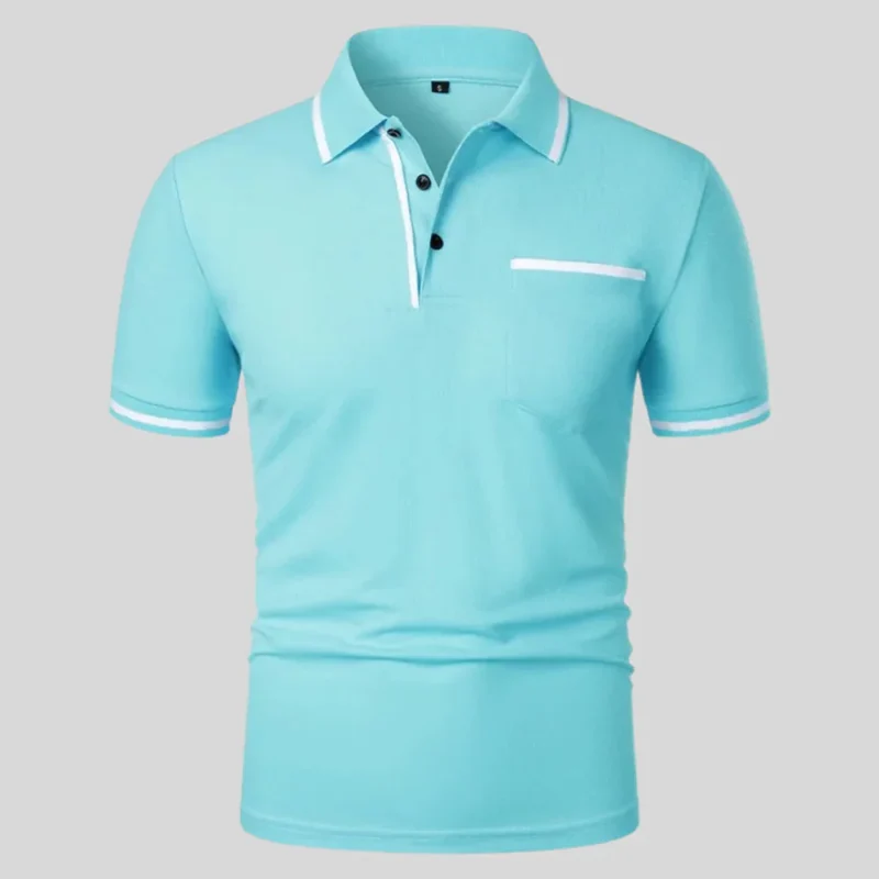 Markus | Herren Poloshirt Kontrast Taschen Alltag – Polo Taschen Kontrast 2026