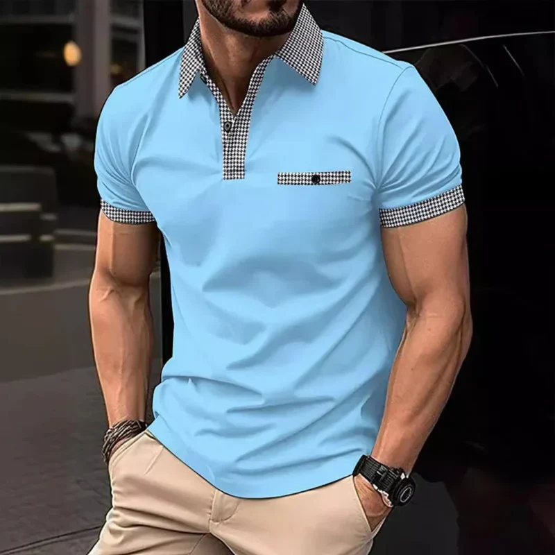 Yannik | Herren Poloshirt Taschen Karo Alltag – Karo Polo Herren Taschen 2026