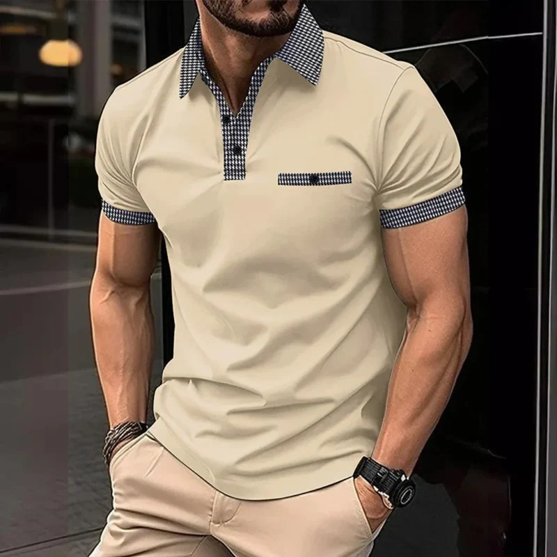 Yannik | Herren Poloshirt Taschen Karo Alltag – Karo Polo Herren Taschen 2026