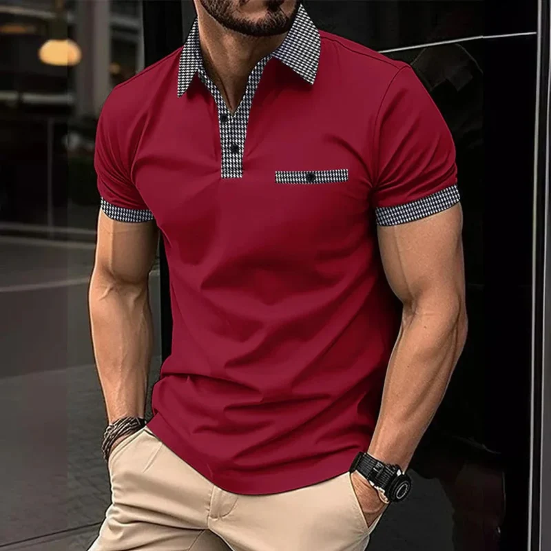 Yannik | Herren Poloshirt Taschen Karo Alltag – Karo Polo Herren Taschen 2026