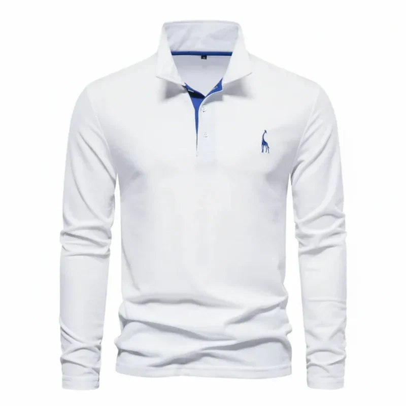 Noah | Herren Poloshirt Langarm Kontrast Alltag – Kontrast Polo Langarm 2026