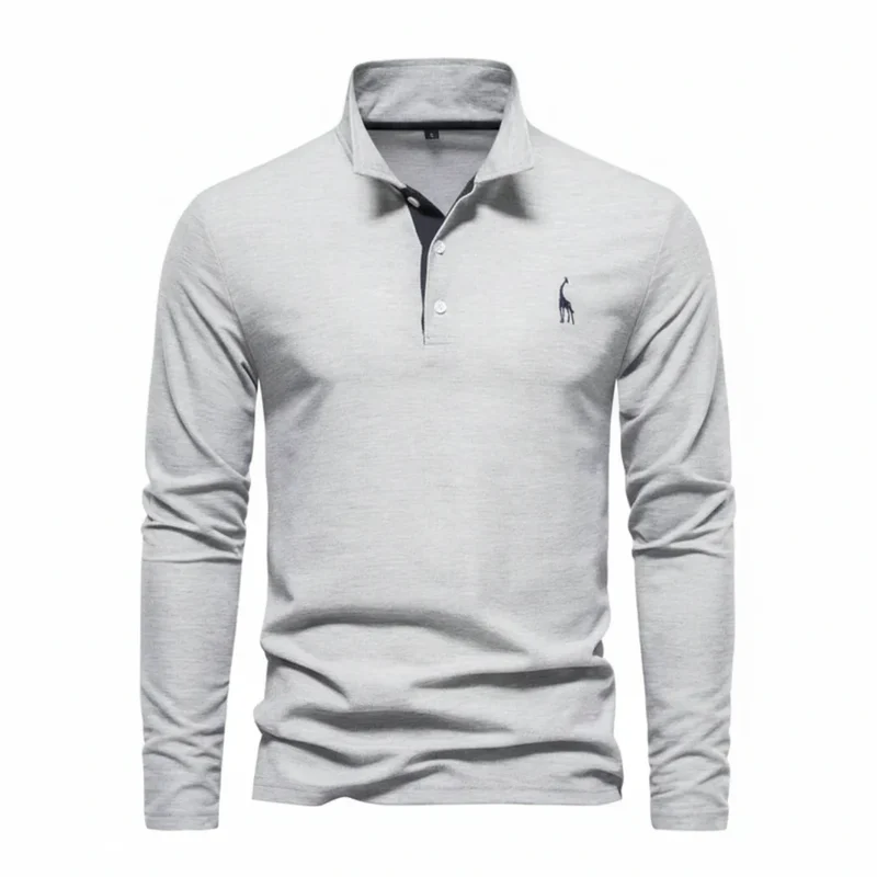 Noah | Herren Poloshirt Langarm Kontrast Alltag – Kontrast Polo Langarm 2026