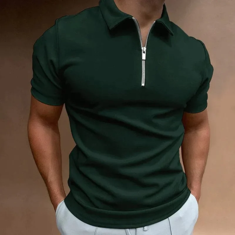 Silvio | Herren Poloshirt Reißverschluss Sommer – Polo Zipper Sommer Herren 2026