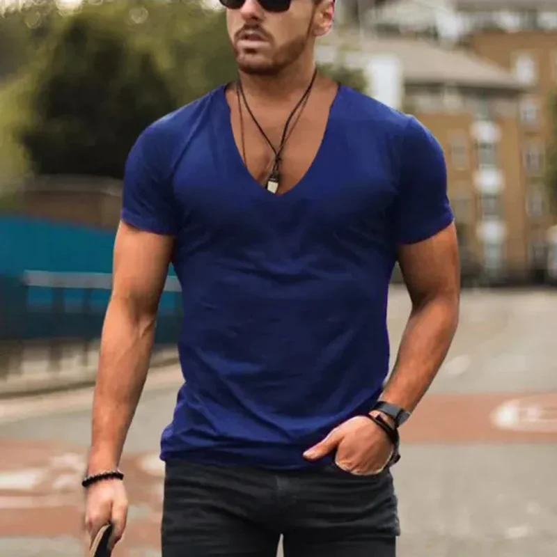 Kai | Herren T-Shirt V-Ausschnitt Sommer – V-Neck T-Shirt Herren Sommer 2026