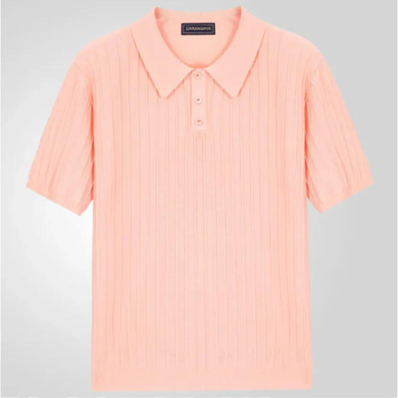 Leo | Herren Poloshirt Strickoptik Sommer – Strick Polo Herren Sommer 2026