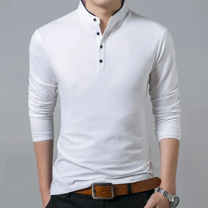 Tobi | Herren Henley Shirt Freizeit Schlicht – Schlichtes Henley Herren 2026