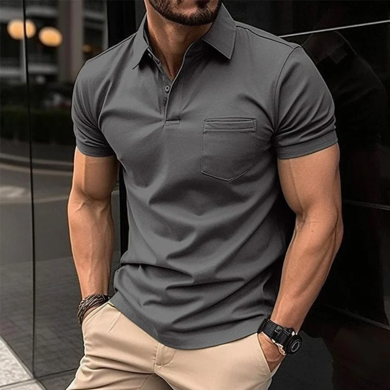 Nils | Herren Poloshirt mit Taschen Sommer – Polo Taschen Herren Sommer 2026