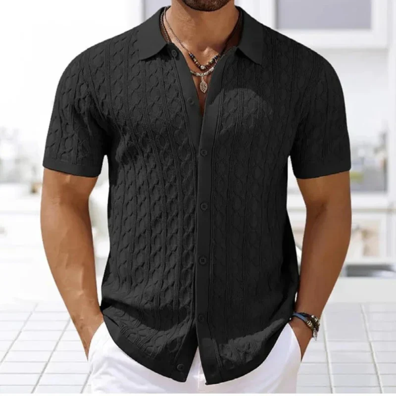 Lars | Herren Poloshirt Sommer mit Knopfleiste – Polo Knöpfe Herren Sommer 2026