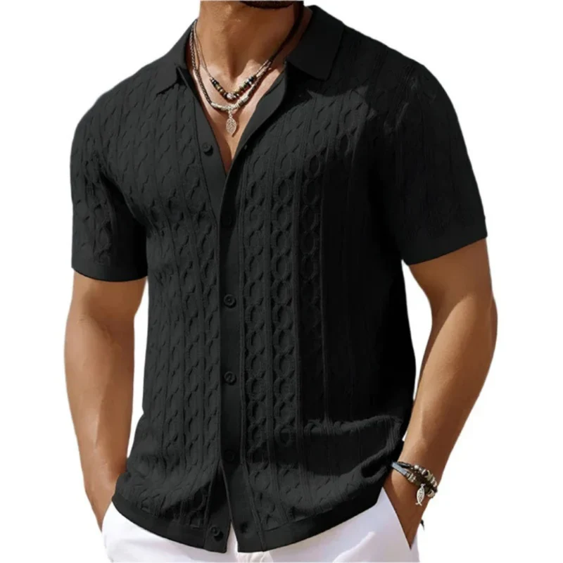 Lars | Herren Poloshirt Sommer mit Knopfleiste – Polo Knöpfe Herren Sommer 2026