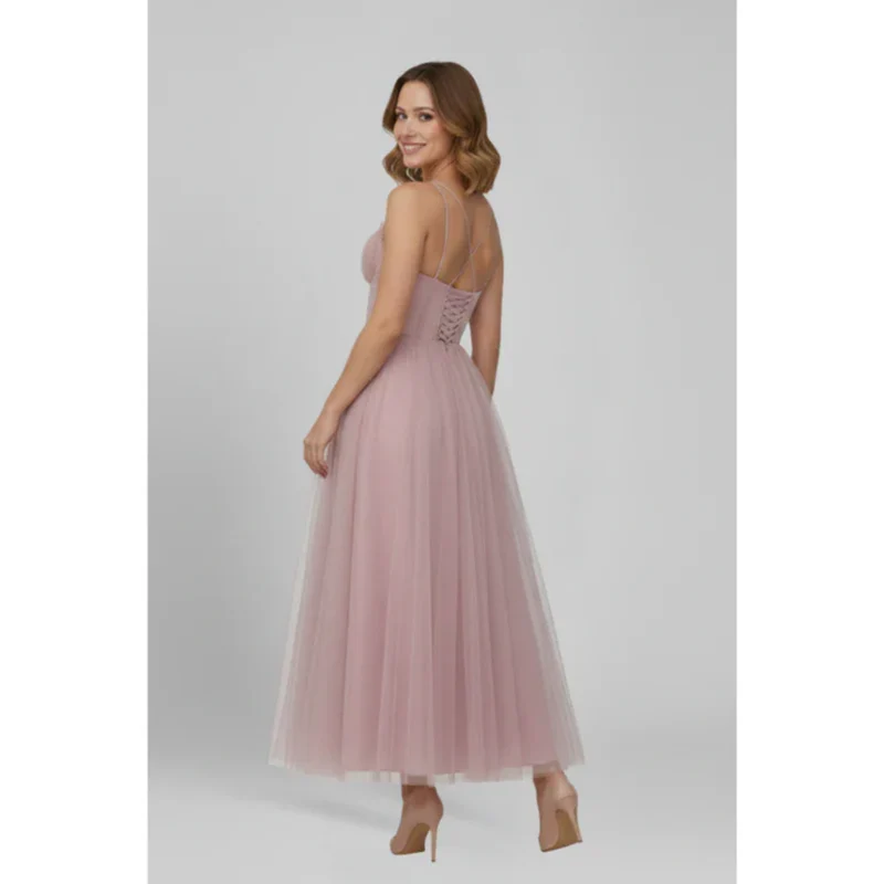 Marei | Damen Maxikleid Abend Bandeau – Bandeau Maxikleid Elegant Abend 2026