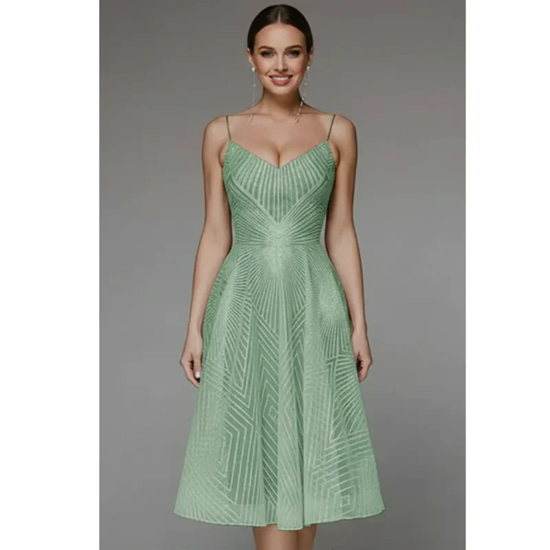 Anouschka | Damen Midikleid Spaghettiträger Sommer – Midi Spaghettiträger 2026
