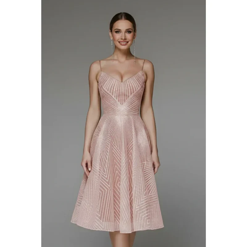 Anouschka | Damen Midikleid Spaghettiträger Sommer – Midi Spaghettiträger 2026