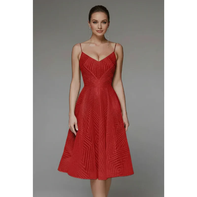Anouschka | Damen Midikleid Spaghettiträger Sommer – Midi Spaghettiträger 2026