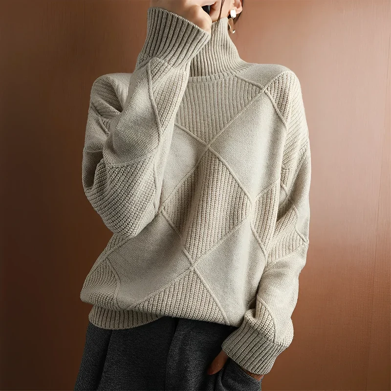Marcelle | Chunky Rollkragenpullover
