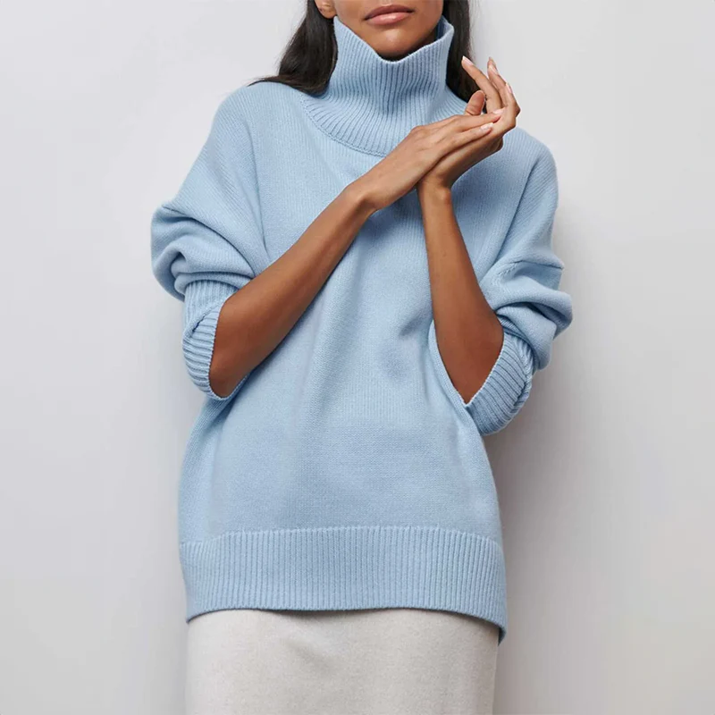 Amelia | Eleganter Strick-Dolcevita-Pullover