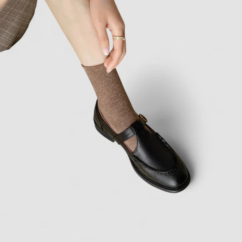 Zhelynne | Orthopedic Mary Jane Shoes with Square Toe Design